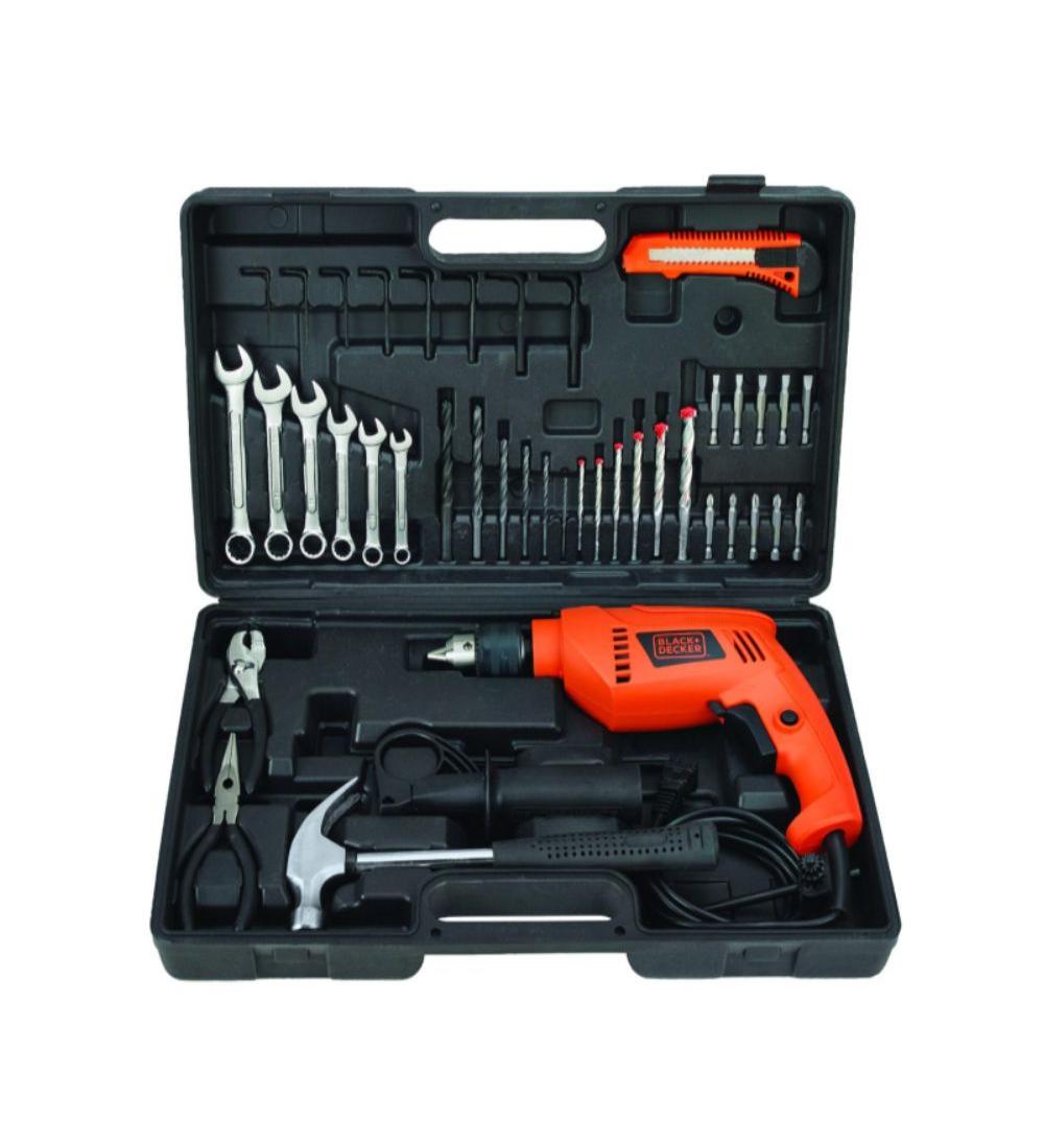 SET DE TALADRO + HERRAMIENTAS B+D HD565 40PZ